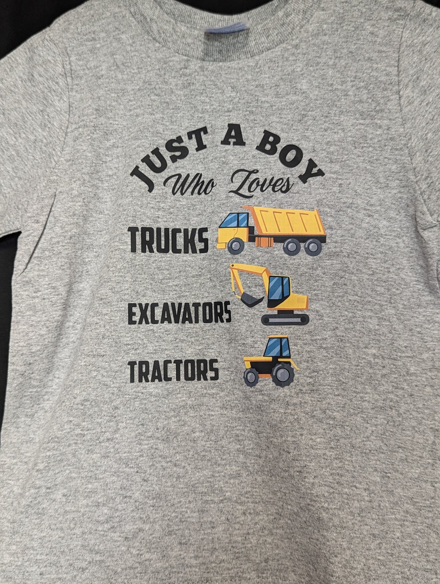 Boy's Construction Short Sleeve T-shirt