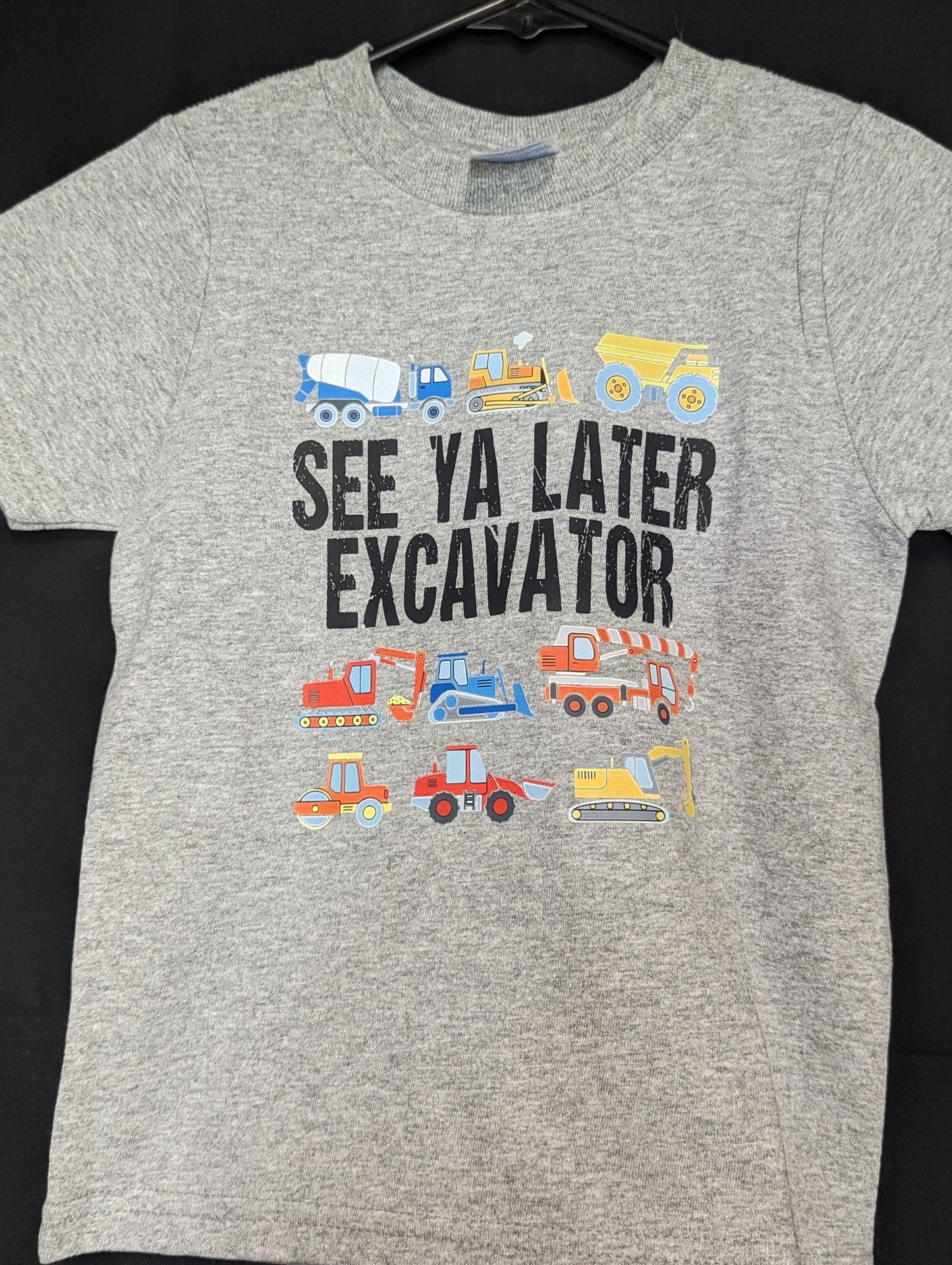 Boy's Construction Short Sleeve T-shirt